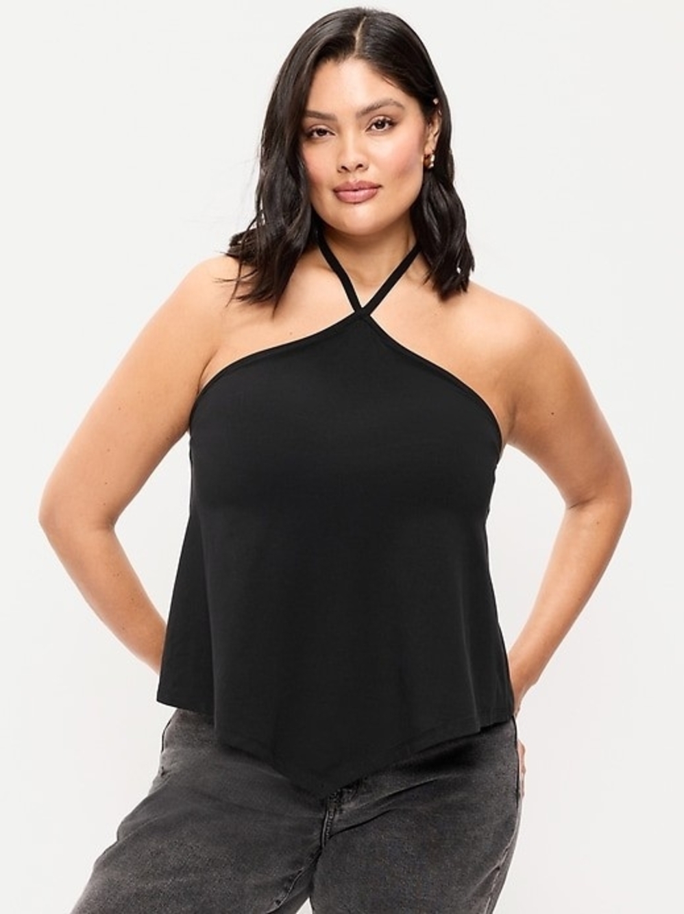 Old Navy Handkerchief Halter Tank Top